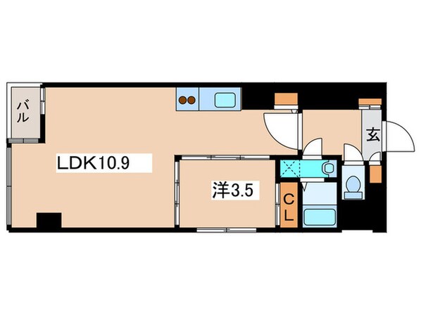 シャルム大通東の物件間取画像